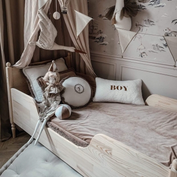 Łóżko klasyczne Scandi Vintage