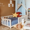 Łóżko mini- domek Scandi (naturalne) szybka wysyłka