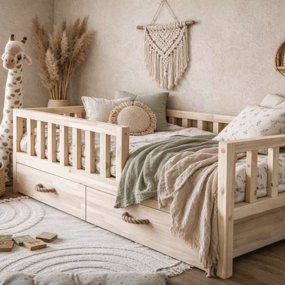 Łóżko klasyczne Scandi