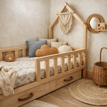 Łóżko mini domek Scandi