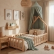 Łóżko z mini domkiem Scandi