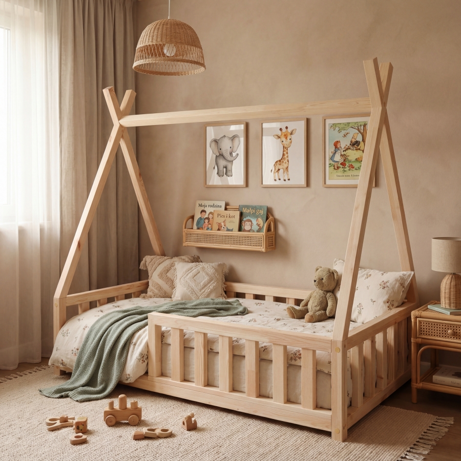 Łóżko Tipi (niskie)