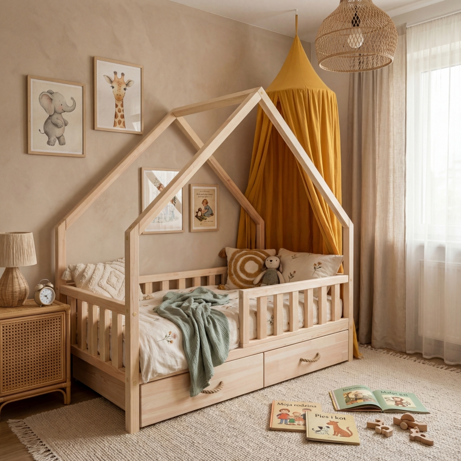 Łóżko Domek Teddy