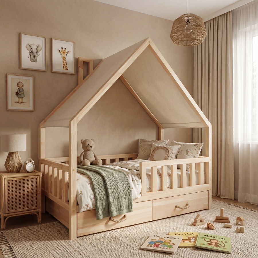 Łóżko Domek Teddy