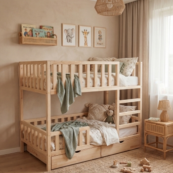 Łóżko piętrowe SCANDI